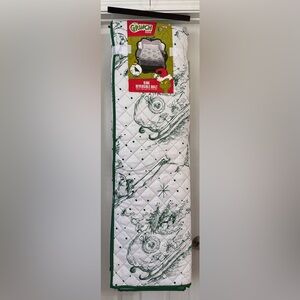 Grinch Reversible King Quilt with Green Illustrations NEW